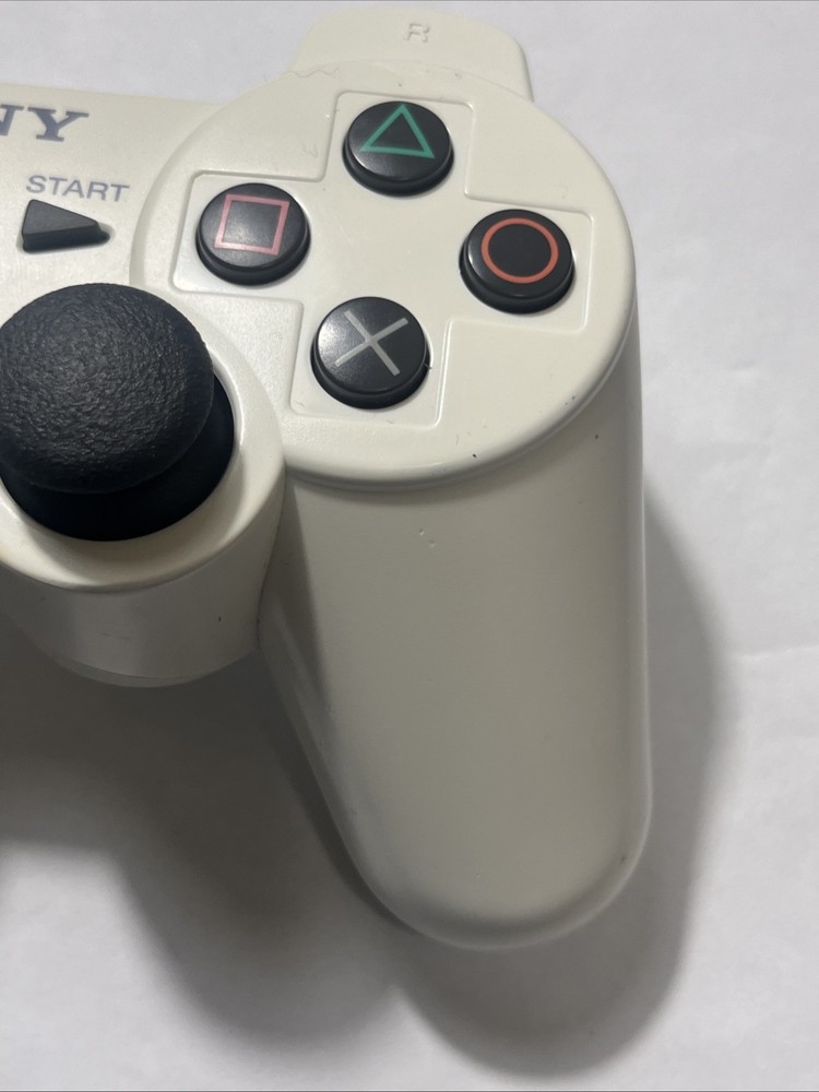 Sony PS3 DualShock 3 Wireless Controller – White OEM Original Tested
