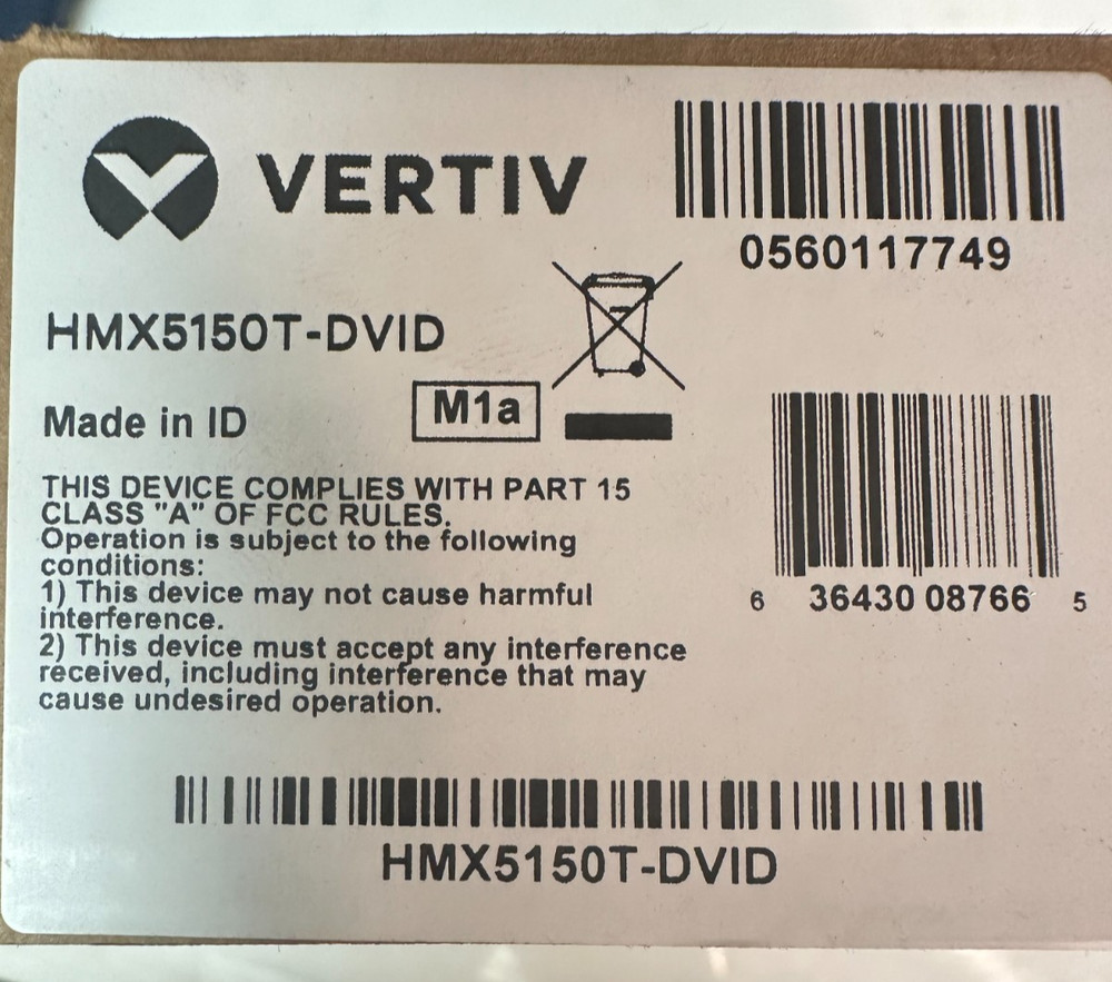 Vertiv HMX5150T-DVID High Performance Transmitter