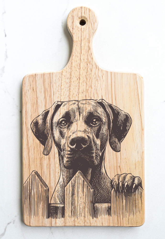 Rhodesian Ridgeback Cutting Cheese Board