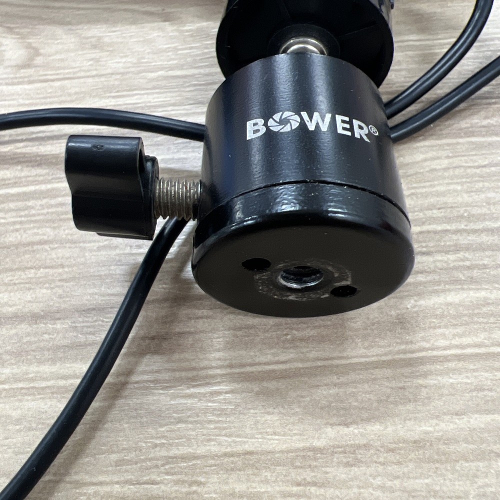 Bower Streaming Broadcast Microphone 1/4”Jack + Adjustable Stand Piece EUC