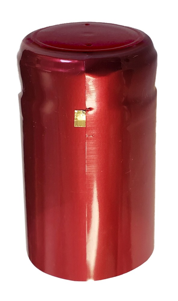 Home Brew Ohio Metallic Ruby Red PVC Shrink Capsules 100 count