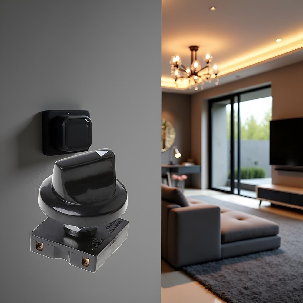 Compact 4-Position Rotary Fan Switch with 3-Speed Control for Easy Adjustment