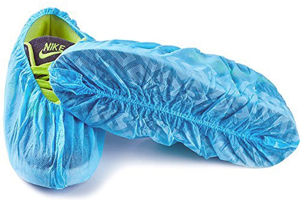 Disposable Shoe Covers, Slip-Resistant Booties, Heavy-Duty, Waterproof, Elast...