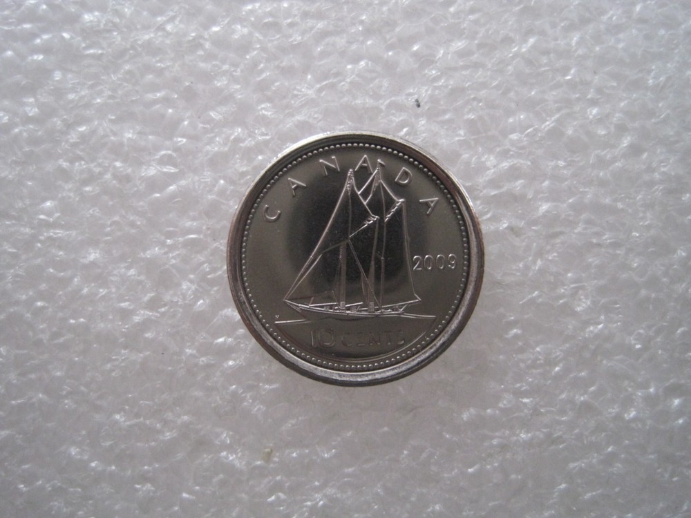 Canada 2009 10 Cent Dime Unc