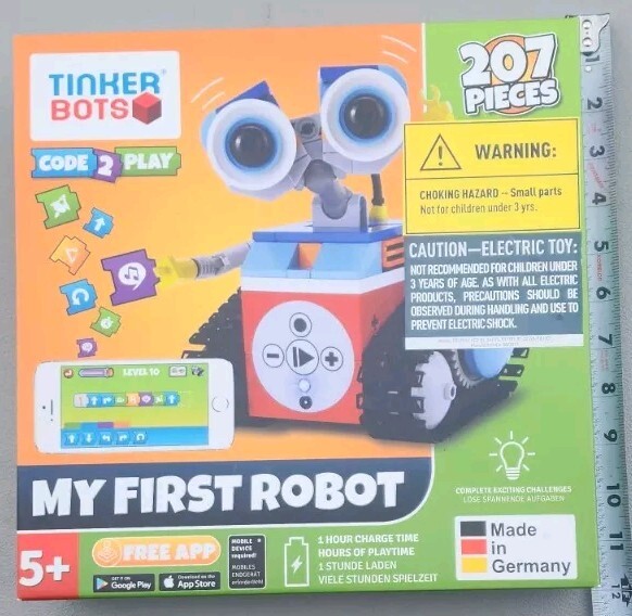 KINEMATICS Tinkerbots My first Robot Set multi-colored modular system