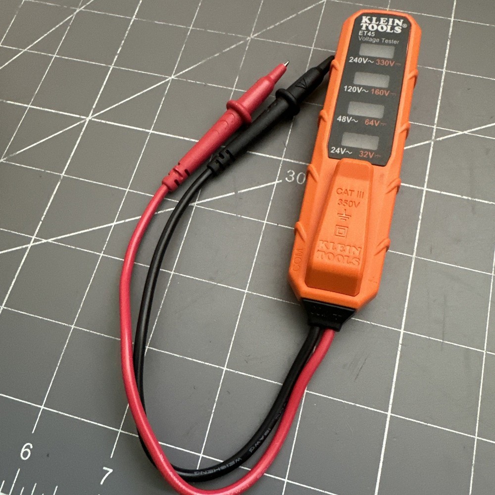 Klein Tools ET45 AC DC Voltage Tester Meter