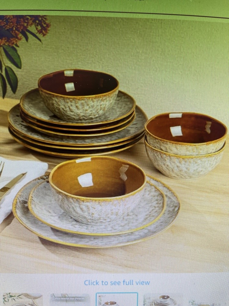 Leratio Ceramic Dinnerware-8 Place Setting