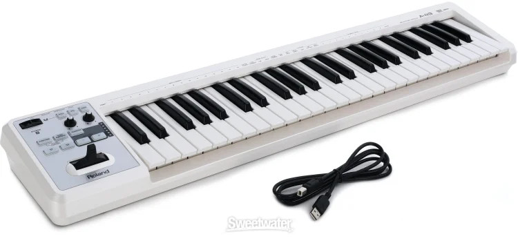 Roland A-49 49-key Keyboard Controller - White