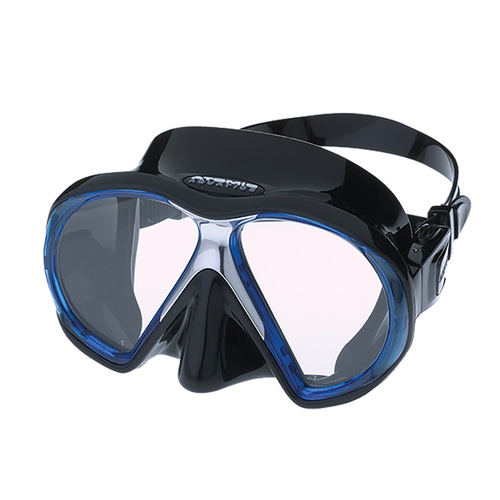 Atomic SubFrame Mask - Medium Fit - Black/Blue - Dive Mask