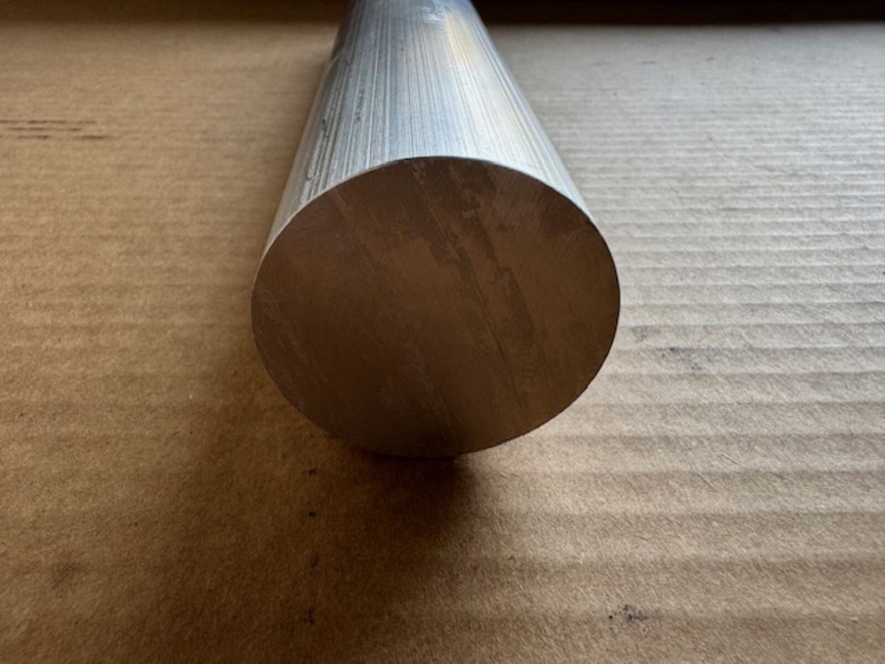 2" Diameter Aluminum 6061 Round Rod x 48" Long, Solid Extruded Bar