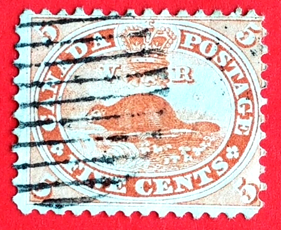 Canada Stamp #15 "First Cents Issue - Beaver" USED