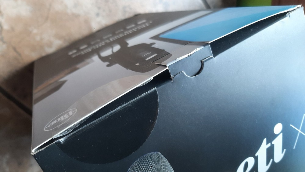 Empty Box Only from Yeti-x microphone