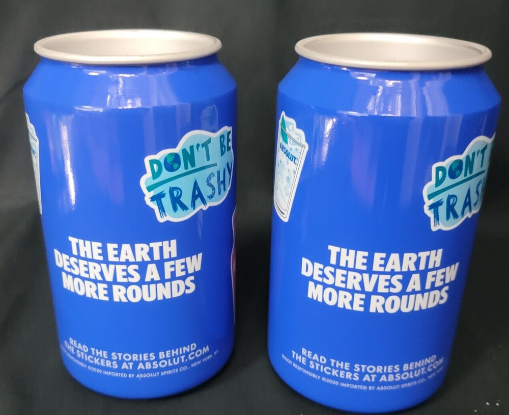 Absolut Vodka Metal Drink Cups