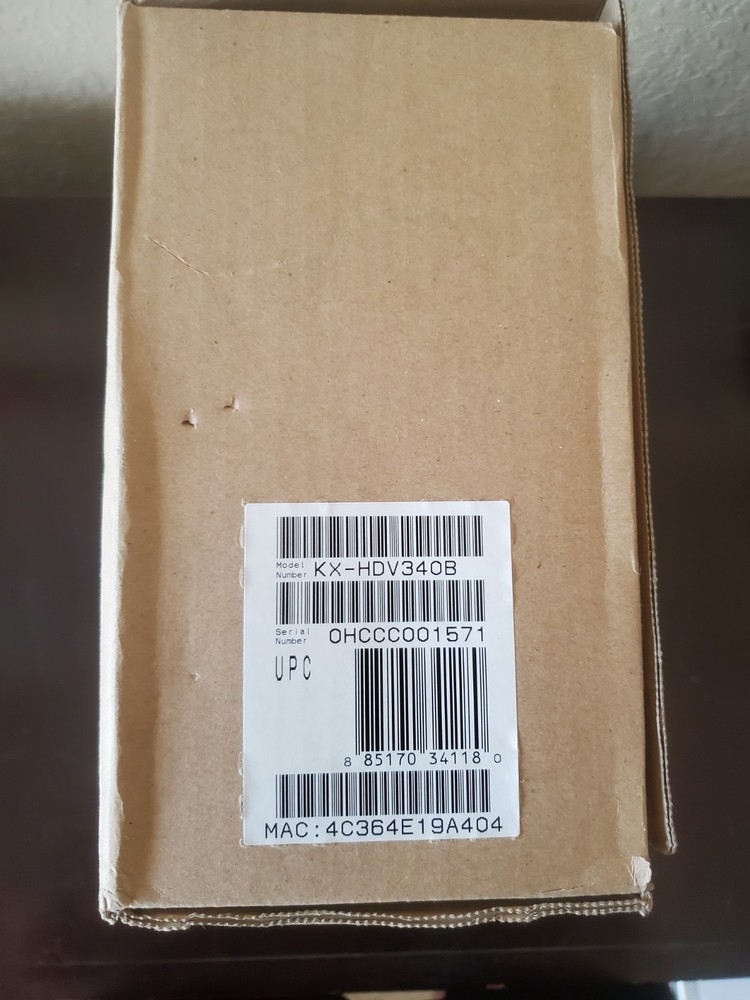 Panasonic KX-HDV340-B Phone *EXCELLENT with BOX*