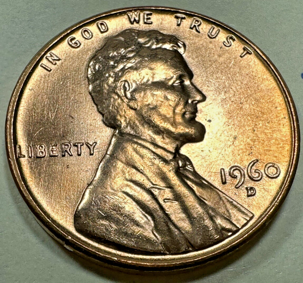 1960-D Lincoln Cent PENNY 1C 3694N