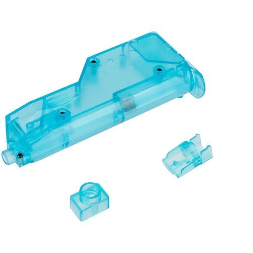 Airsoft XL BB Speed Loader Blue 150 BB's With 2 Loading Adapters