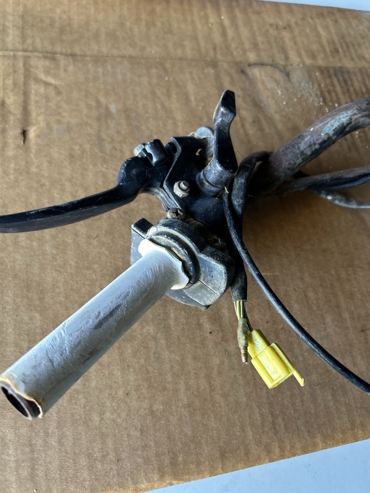Suzuki Lt80 Handlebars And Switch Thumb Throttle Cable OEM Untested