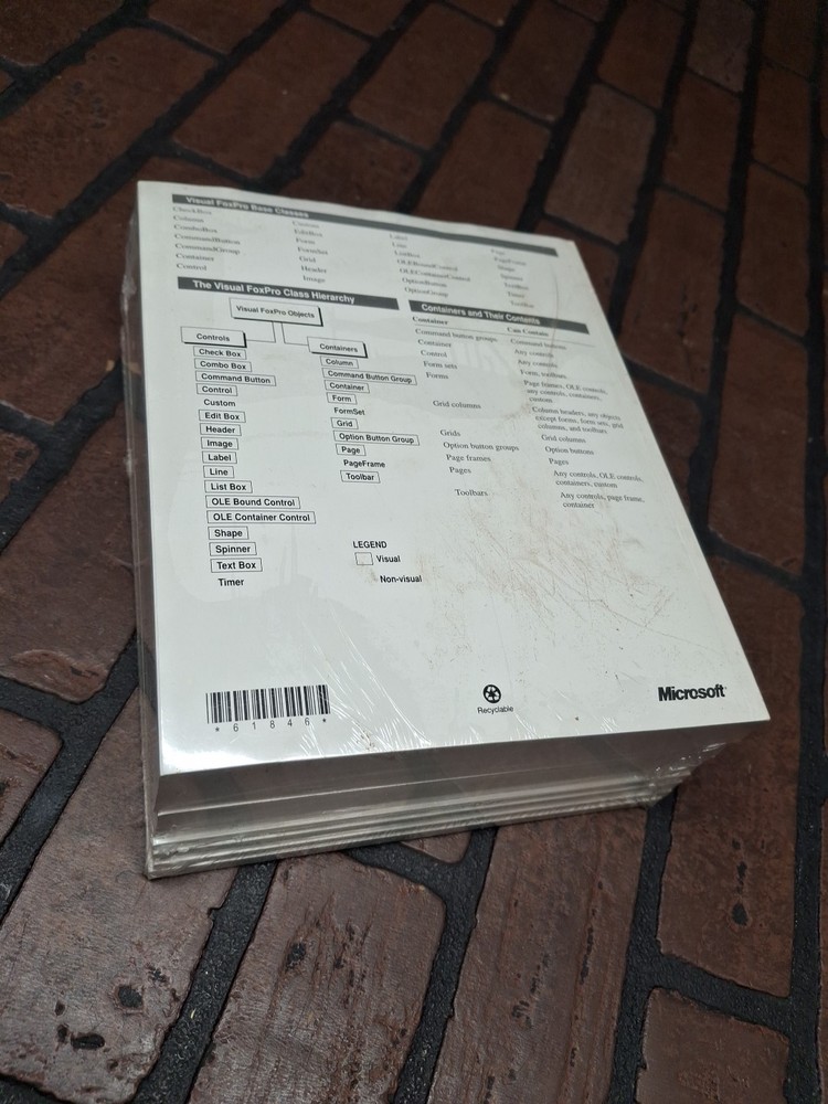 Microsoft Visual FoxPro 3.0 Windows Users Guides vintage SEALED
