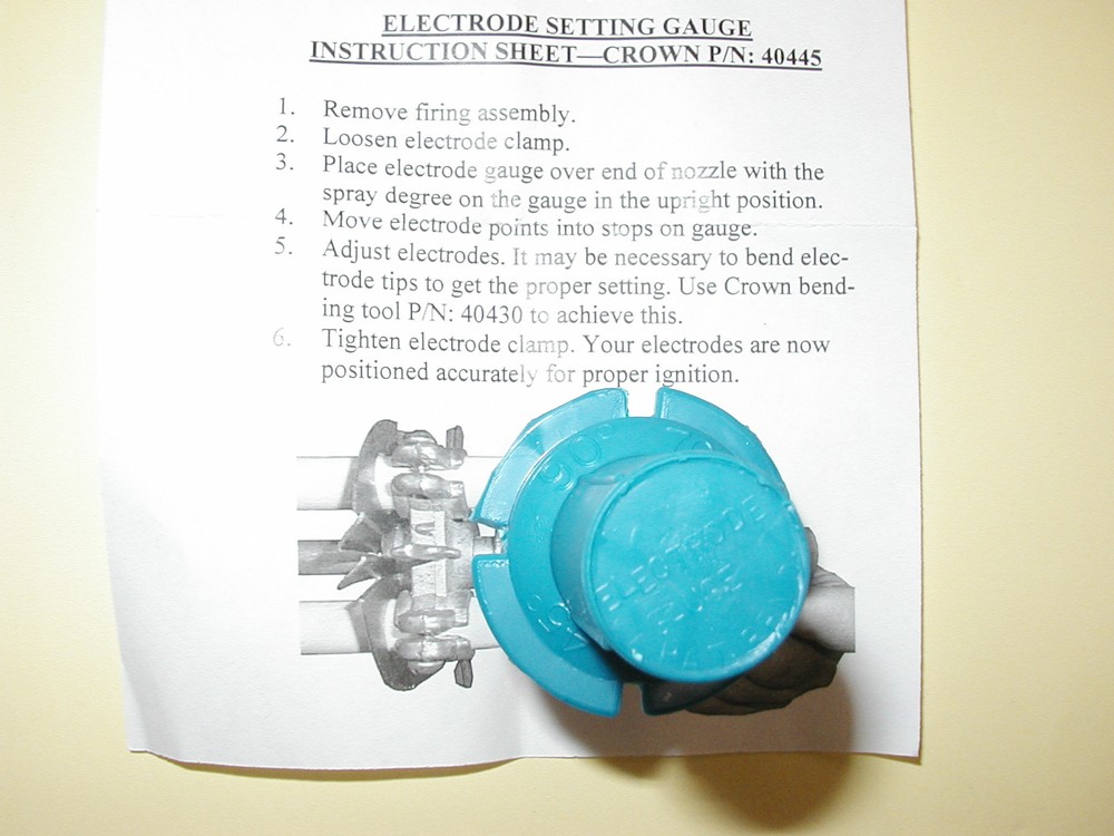 Oil Burner Electrode Insulator Gap Setting Gauge Tool Universal Easy, Accurate!