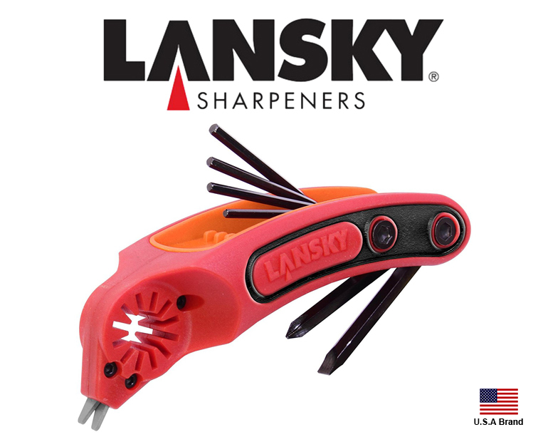 LANSKY Sharpeners 12 Functions Multi Bowsharp Tool and Sharpener