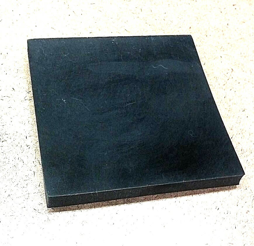 Neoprene Rubber Sheet Solid 3/8" Thk x 3" Square - Spacer Pad 60 Duro Std