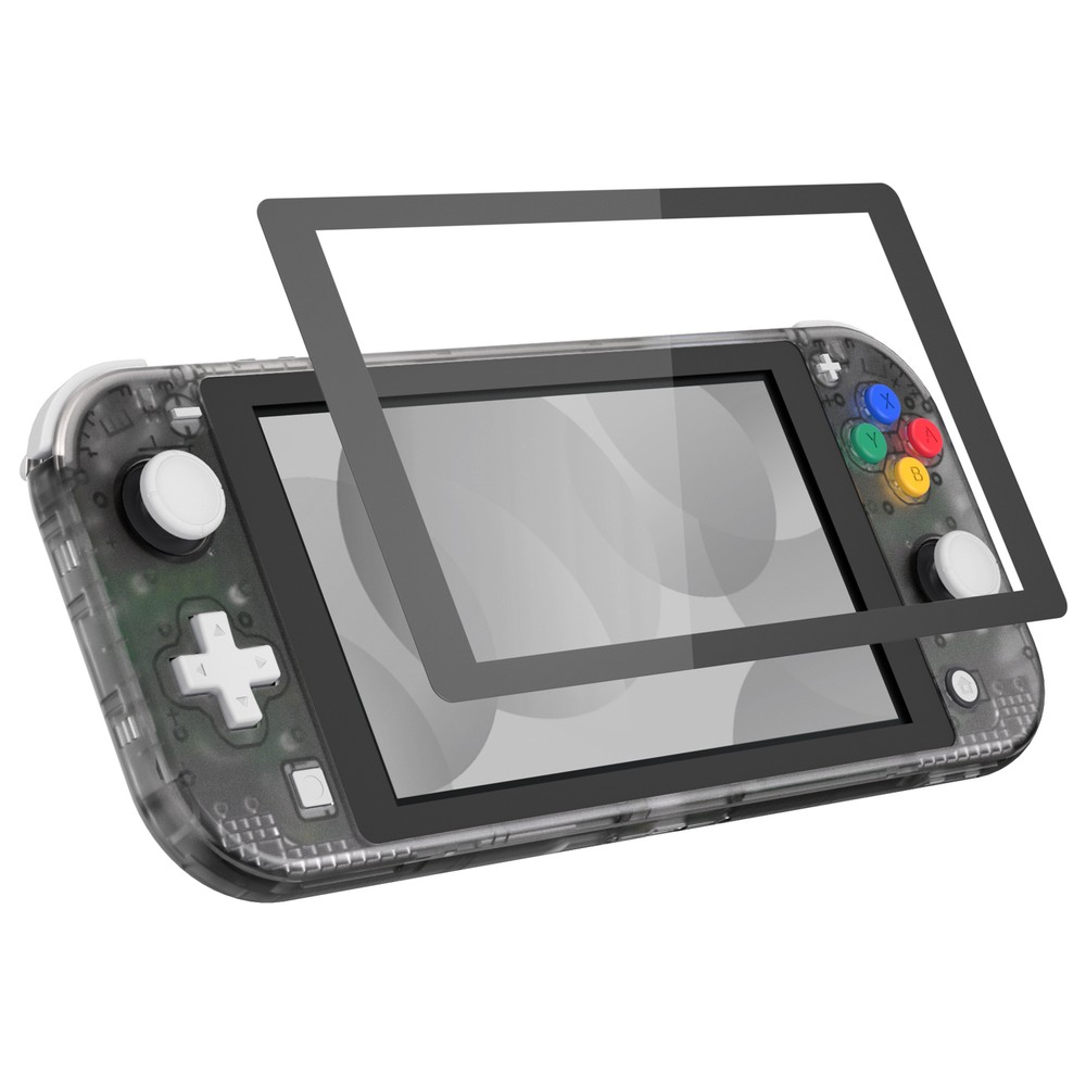 Replacement Case Faceplate Backplate Buttons Kit Clear For Nintendo Switch Lite