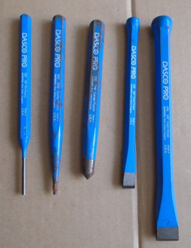 DASCO Chisel and Punch Kit No. 30 (5 Piece)