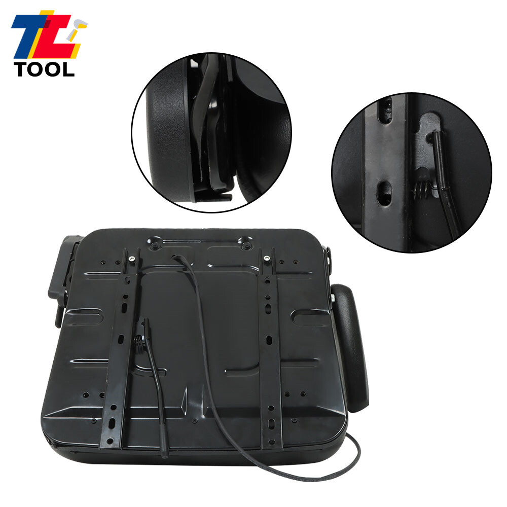 Universal Forklift Seat Tractor Seat Adjustable Seatbelt Armrests Back