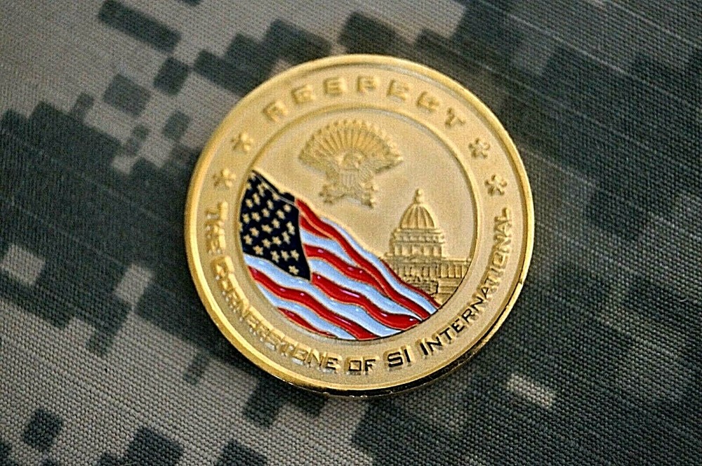 SI International Rapid Response Rapid Deployment Challenge Coin