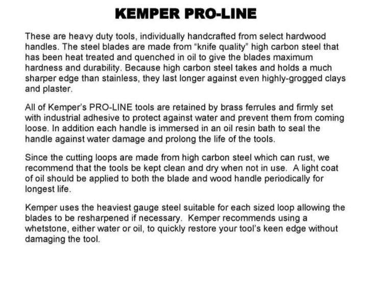 Kemper Tools PTM95 3/16" Dia Square Pro Line Trimming Tool