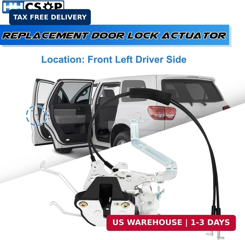 Front Left Driver Side Door Lock Latch Actuator Replacement for 2001 2002 2003 2