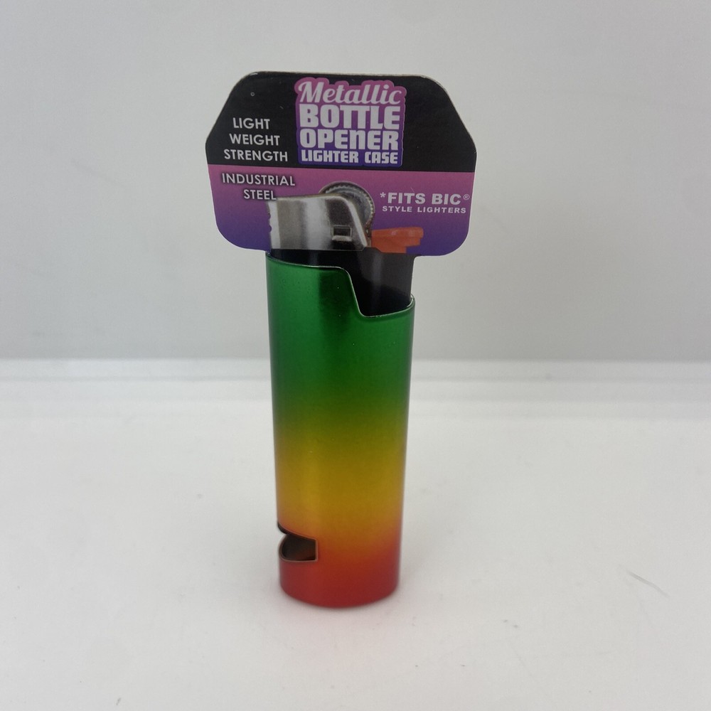 Smokezilla Metallic Bottle Opener Lighter Case