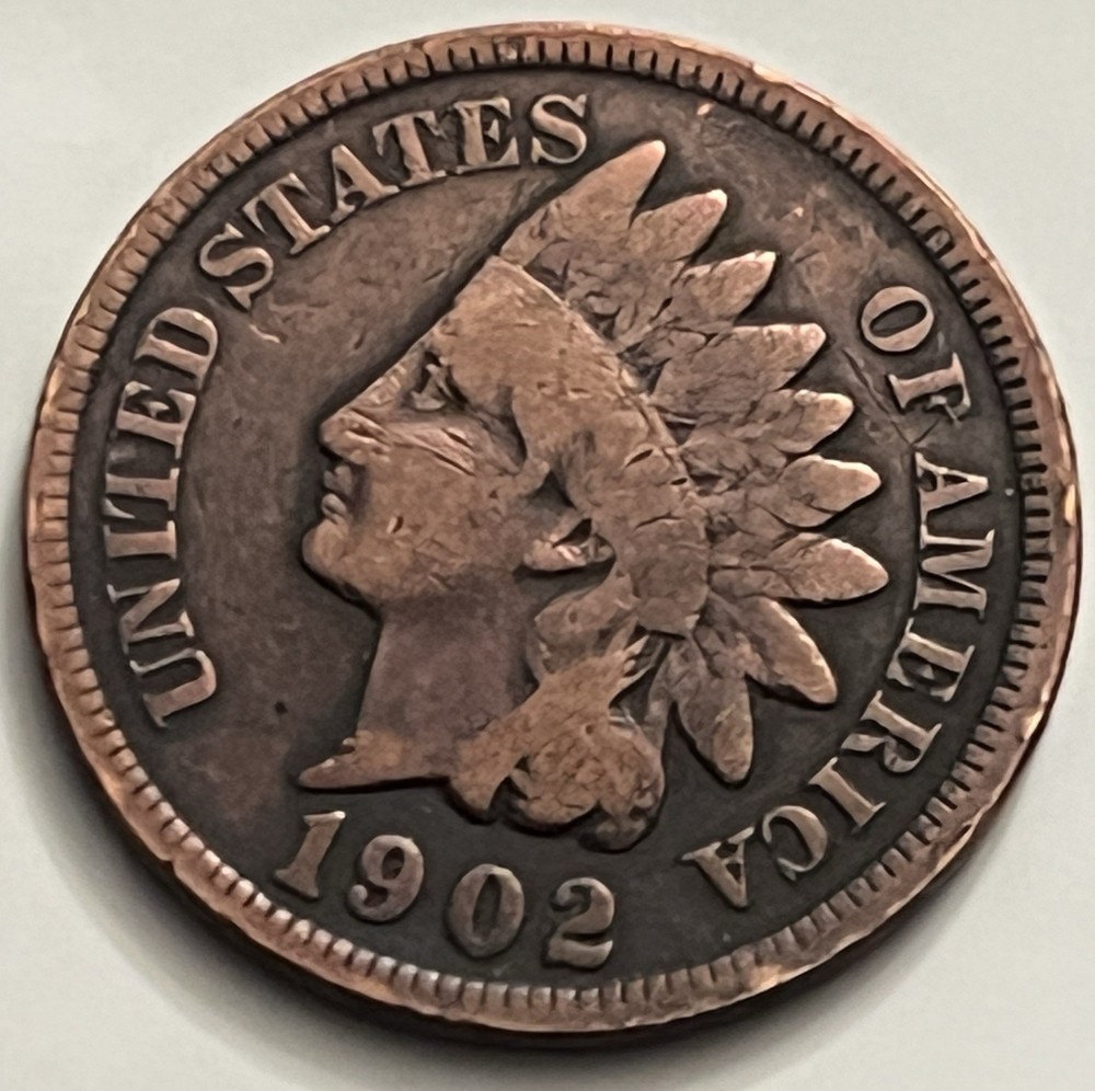 1902 Indian Head Cent VG BN220