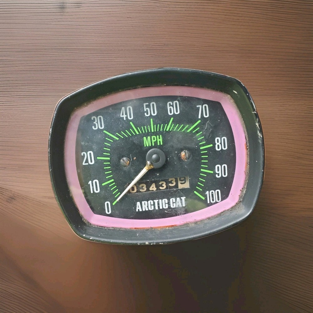 Early 70s Vintage Arctic Cat speedometer