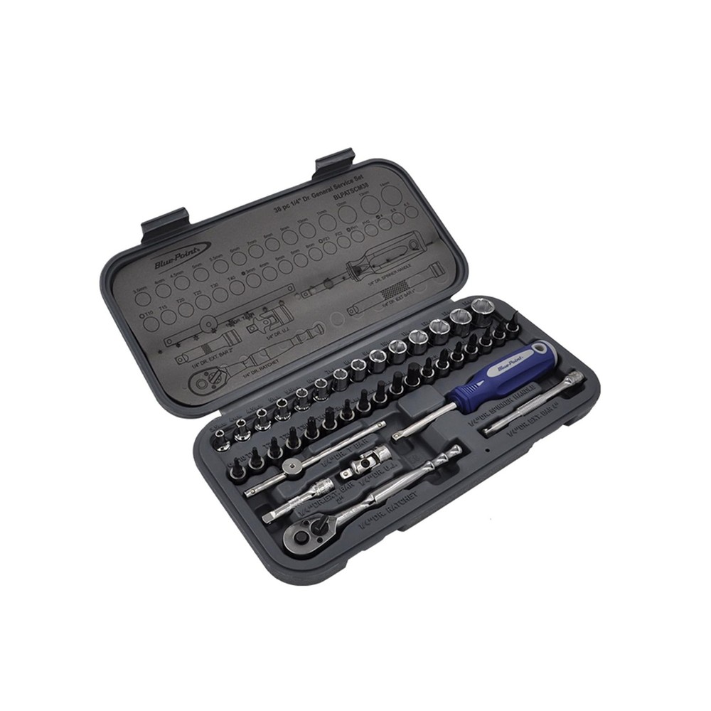 Bluepoint 38 PC 1/4" Dr.General Service Set