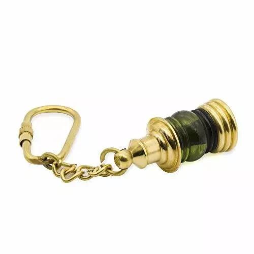 Lantern Brass Miniature Medieval Nautical Solid Pirate Keychain Handmade Gift