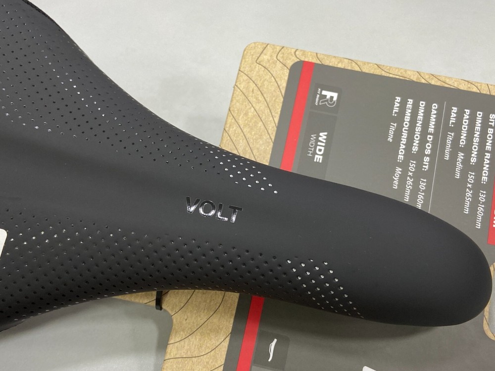 WTB Volt Wide Titanium Rail Medium Padding 150x265mm Saddle (Black)