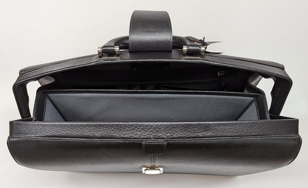 Bosca Tribeca Black Partners Briefcase #823-148