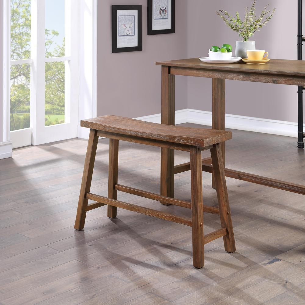 Sonoma Dining Bench [Chestnut Wire-Brush]