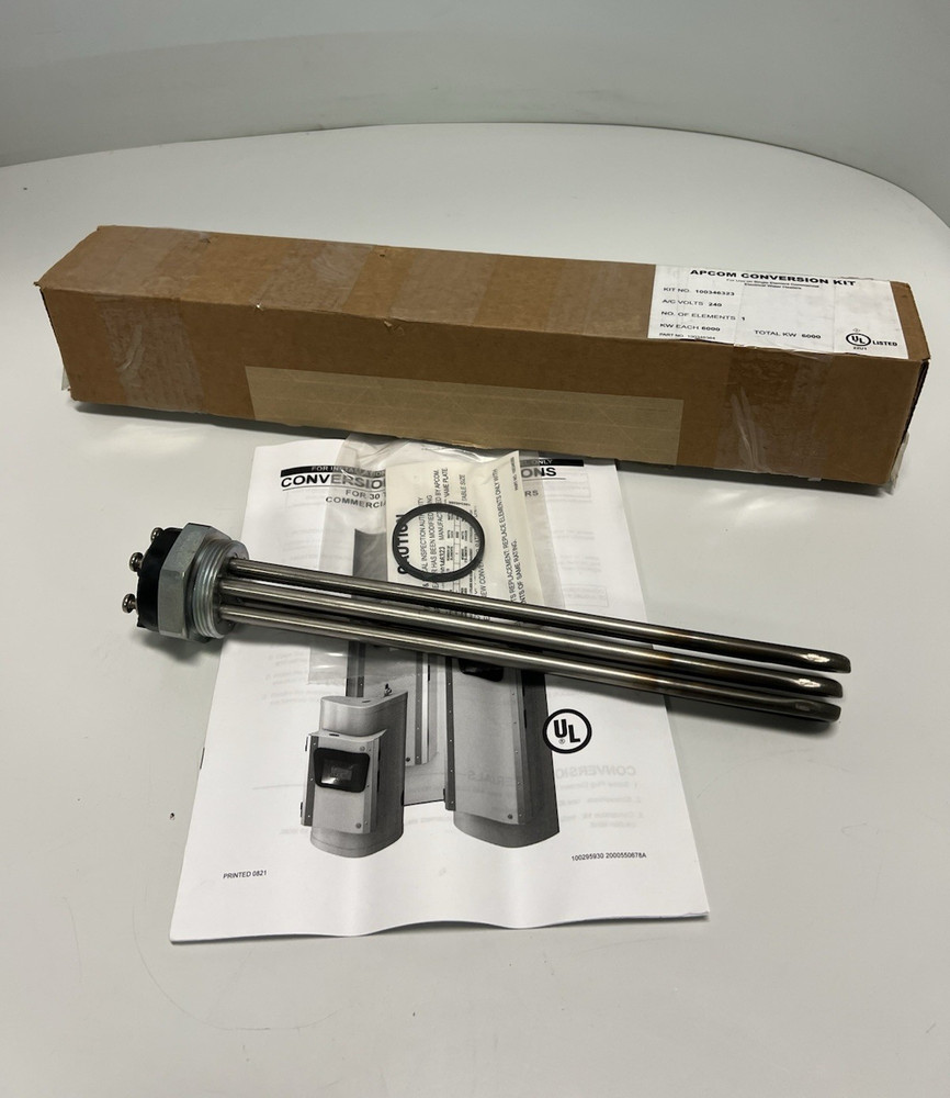NEW, APCOM, 100346323, WATER HEATER ELEMENT CONVERSION KIT, 240V. (18L-1)