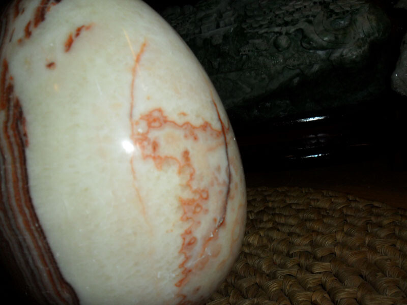 Crazy Lace Agate Polished Precious Stone Egg Large