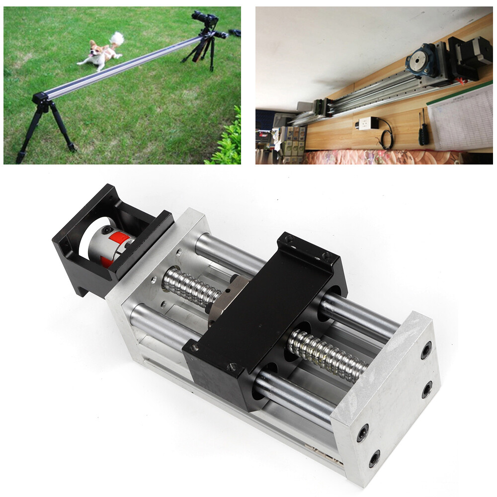 CNC Manual Sliding Table with 100mm Stroke Ball Screw Linear Guide