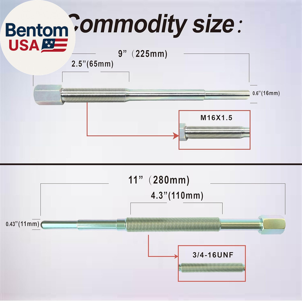 Hardened Primary & Secondary Clutch Puller Tool Kit. Contains 13 Different Model