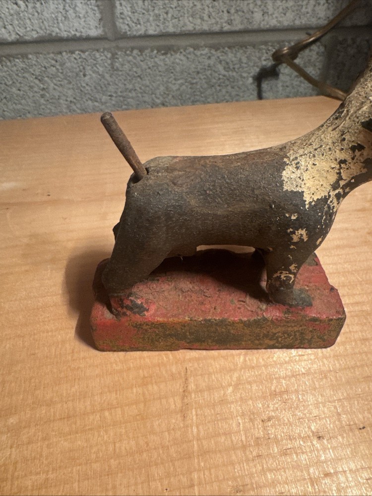 vintage cast iron boxer