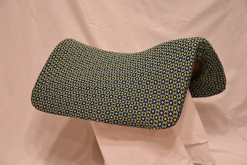 Show Skinz Saddle Pad Covers-Lime Green