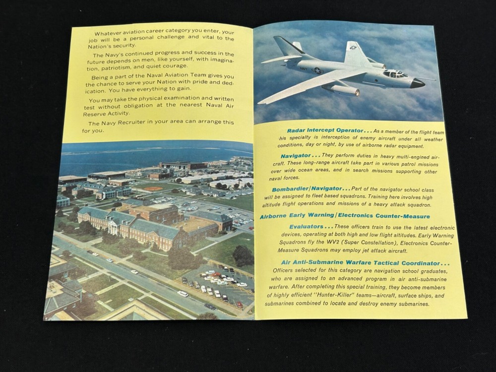 1960's US Navy Aviation Recruiting Brochure