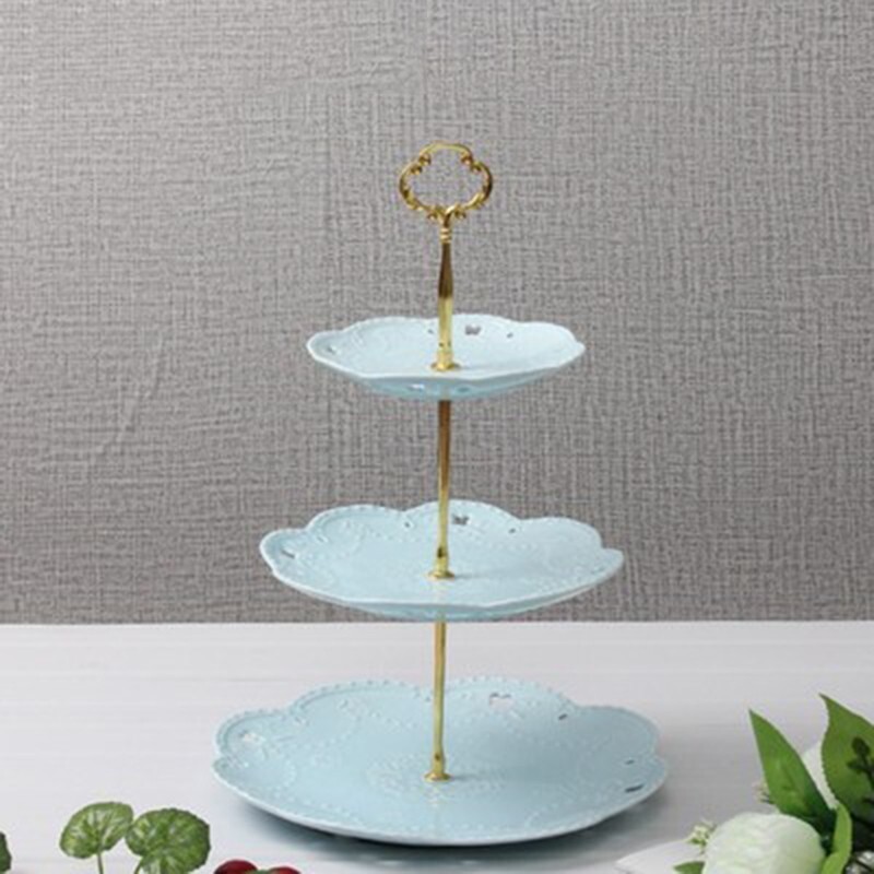 2/3 Tier Cake Cupcake Plate Stand Handle Hardware Fitting Holder Without Plate