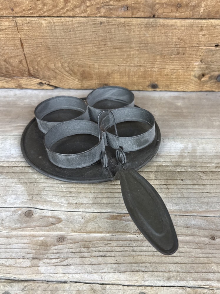 Antique Tin Ware Egg Poacher