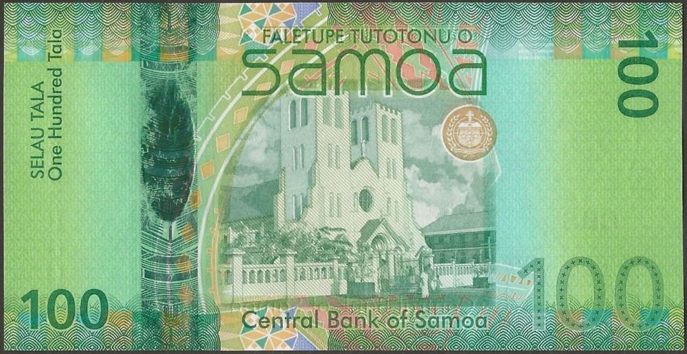 SAMOA P43b B119b 100 TALA 2017 @ Ebanknoteshop