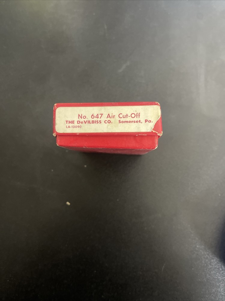 Vintage DeVilbiss Air Cut-off No.647